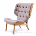 Mammoth chair bentwood high back wing chair